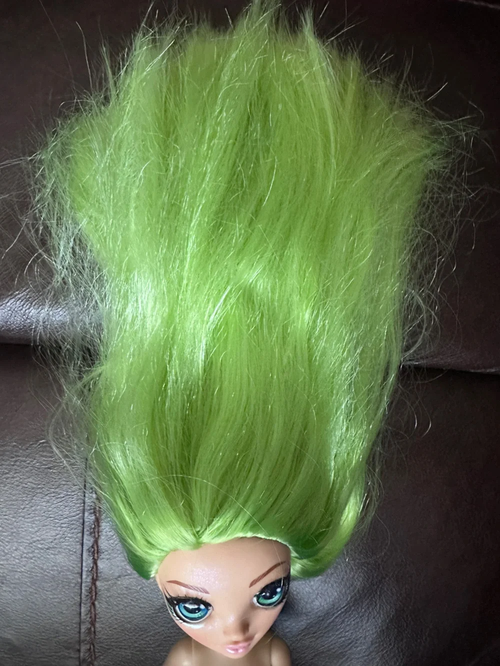 Rainbow High Jade Hunter unclothed  articulated fashion doll long green hair
